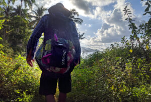 Stahlsac Bonaire Mesh Backpack Black, Lifestyle Image